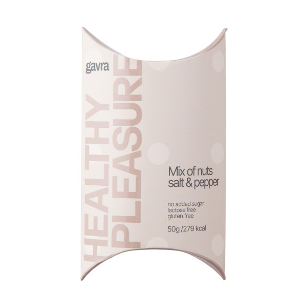 Salted nuts with pepper, 50 g