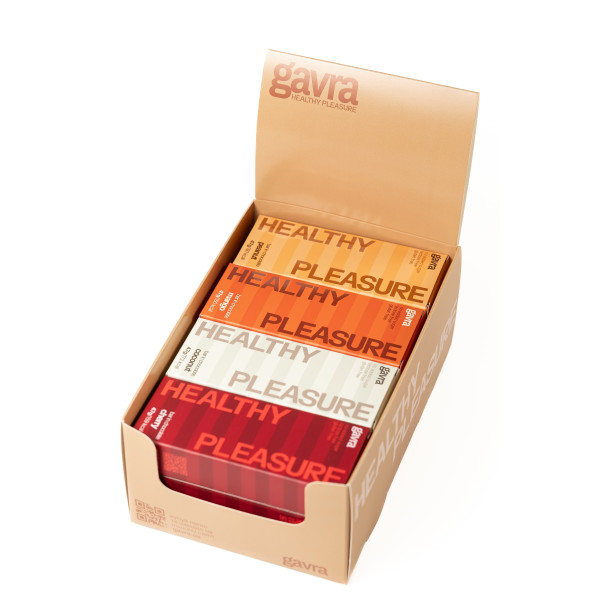 Шоубокс з асорті батончиків у шоколаді, 12 шт