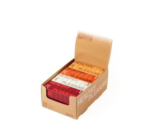 Шоубокс з асорті батончиків у шоколаді, 12 шт