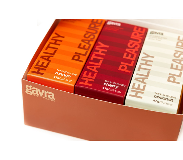 Асорті батончиків у шоколаді – GAVRA