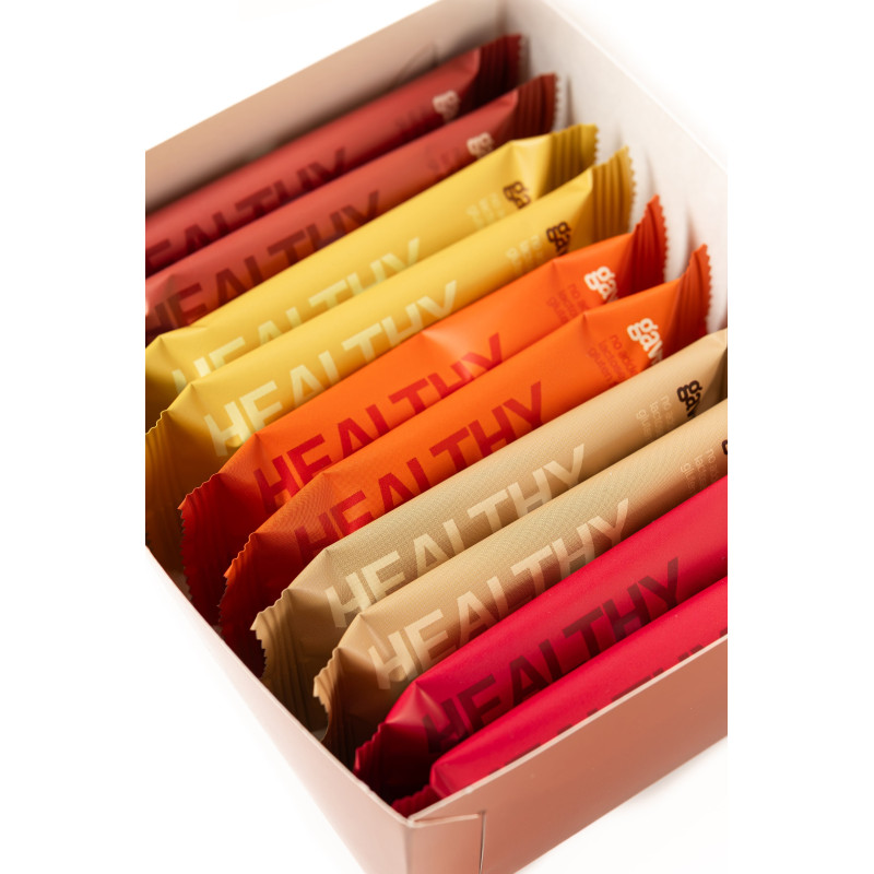 Assorted nut bars, 10pcs