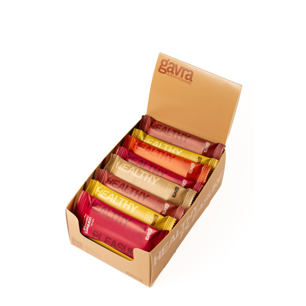 Шоубокс з асорті горіхових батончиків, 20 шт Шоубокс з асорті горіхових батончиків, 20 шт