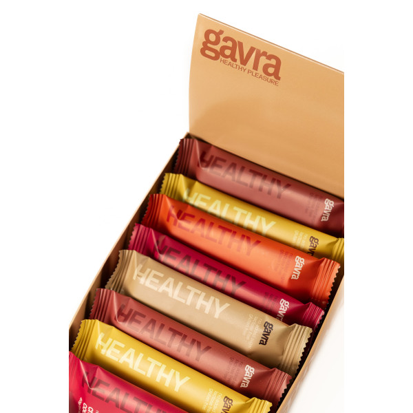 Шоубокс з асорті горіхових батончиків, 20 шт Шоубокс з асорті горіхових батончиків, 20 шт