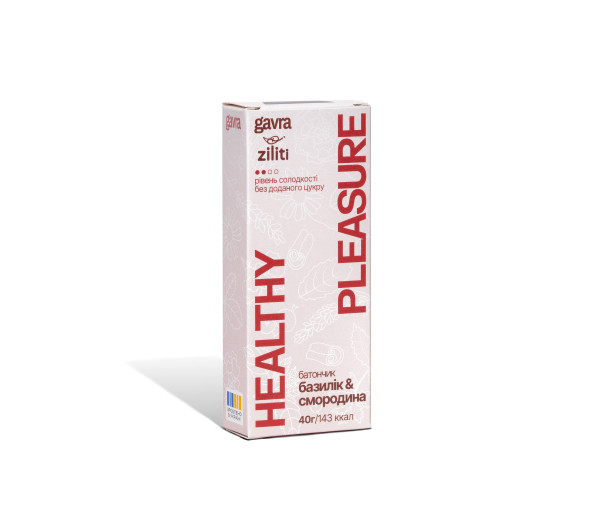 Базилік & смородина батончик, 40 г