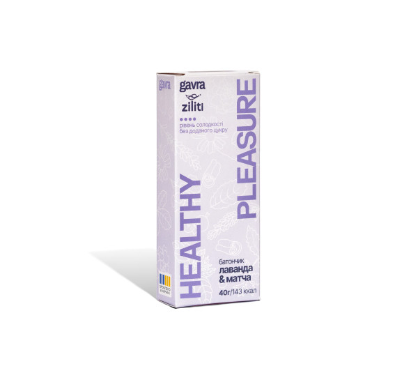 Лаванда & матча батончик, 40 г