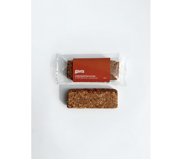 Злаковий з мигдалем та кокосом, 40 г