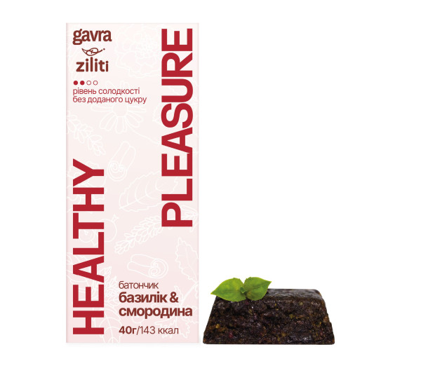 Базилік & смородина батончик, 40 г