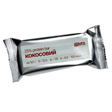 Coconut protein bar, 5 pcs