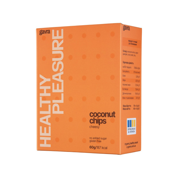 Coconut chips, cheese Coconut chips, cheese