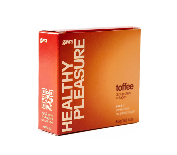 Іриска з протеїном та колагеном, 55 г