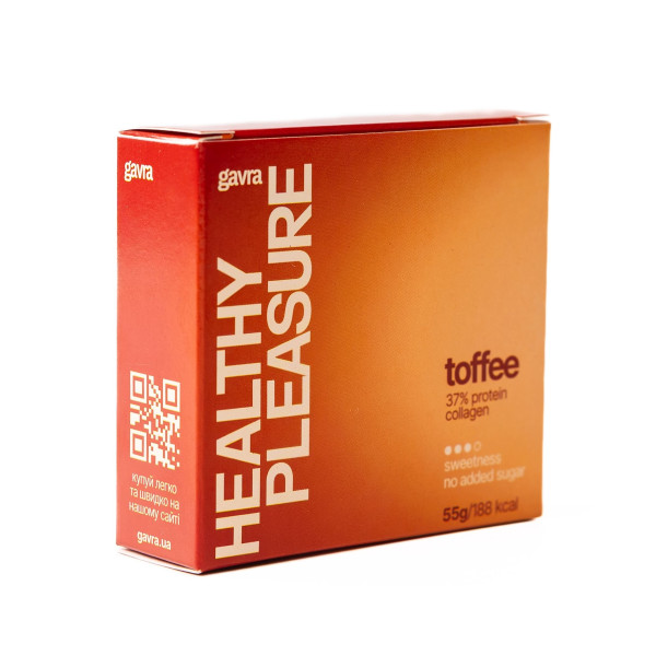 Іриска з протеїном та колагеном, 55 г Іриска з протеїном та колагеном, 55 г